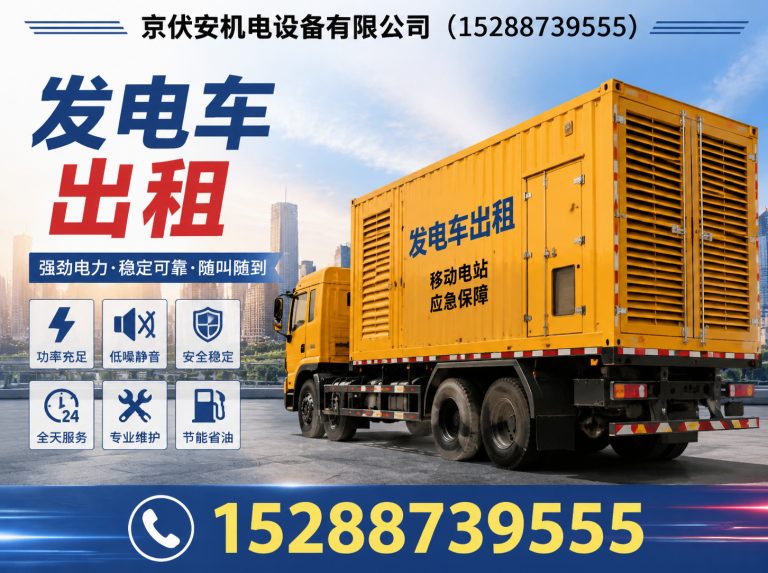 陇南应急发电机出租展示图